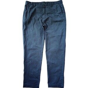 Banana Republic Lived in Chino Pants Mens Actual 36x29 Black Slim Fit Stretch